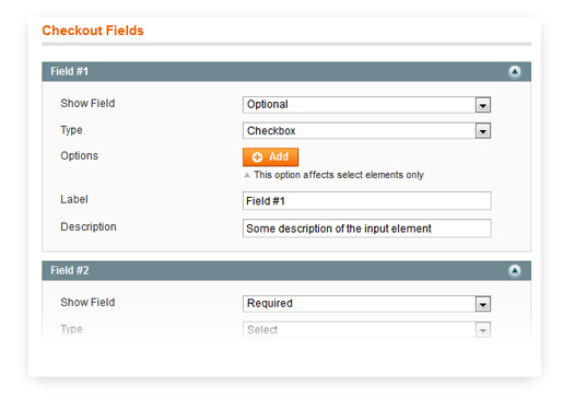 Magento custom checkout fields