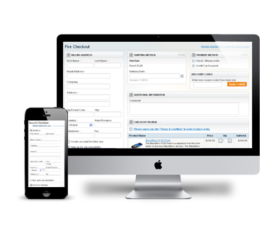 Magento responsive checkout page optimised for mobile devices