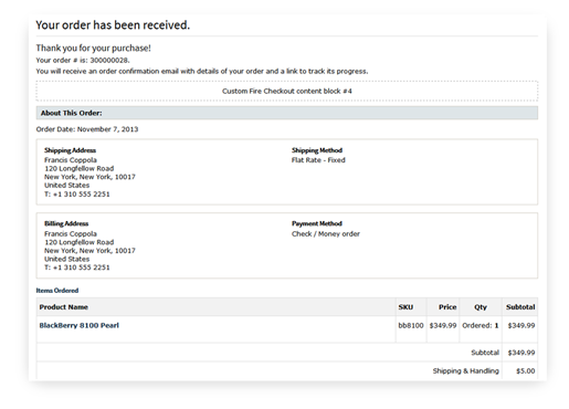 Easily modify your checkout and checkout success page layout