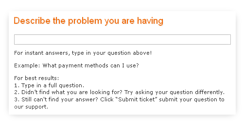 Decrease number of support request