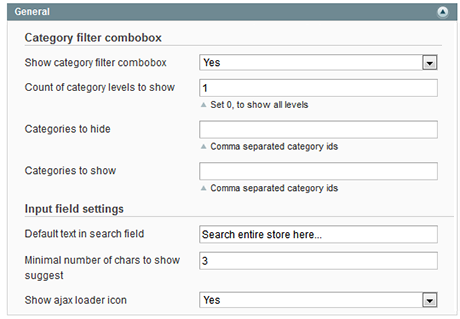 Magento search autocomplete and suggest input field