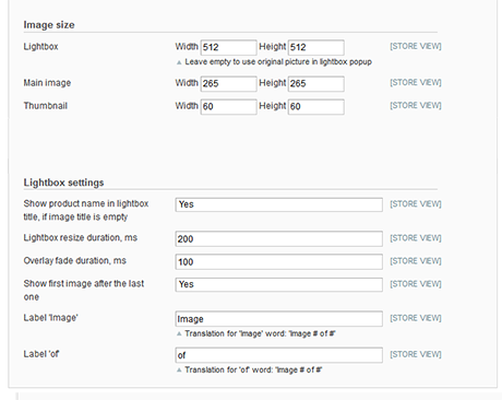 Magento Easy Lightbox configuration