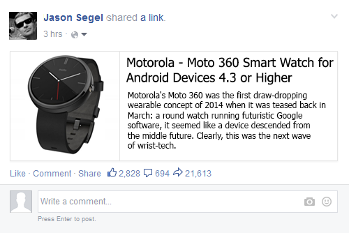 Facebook social media